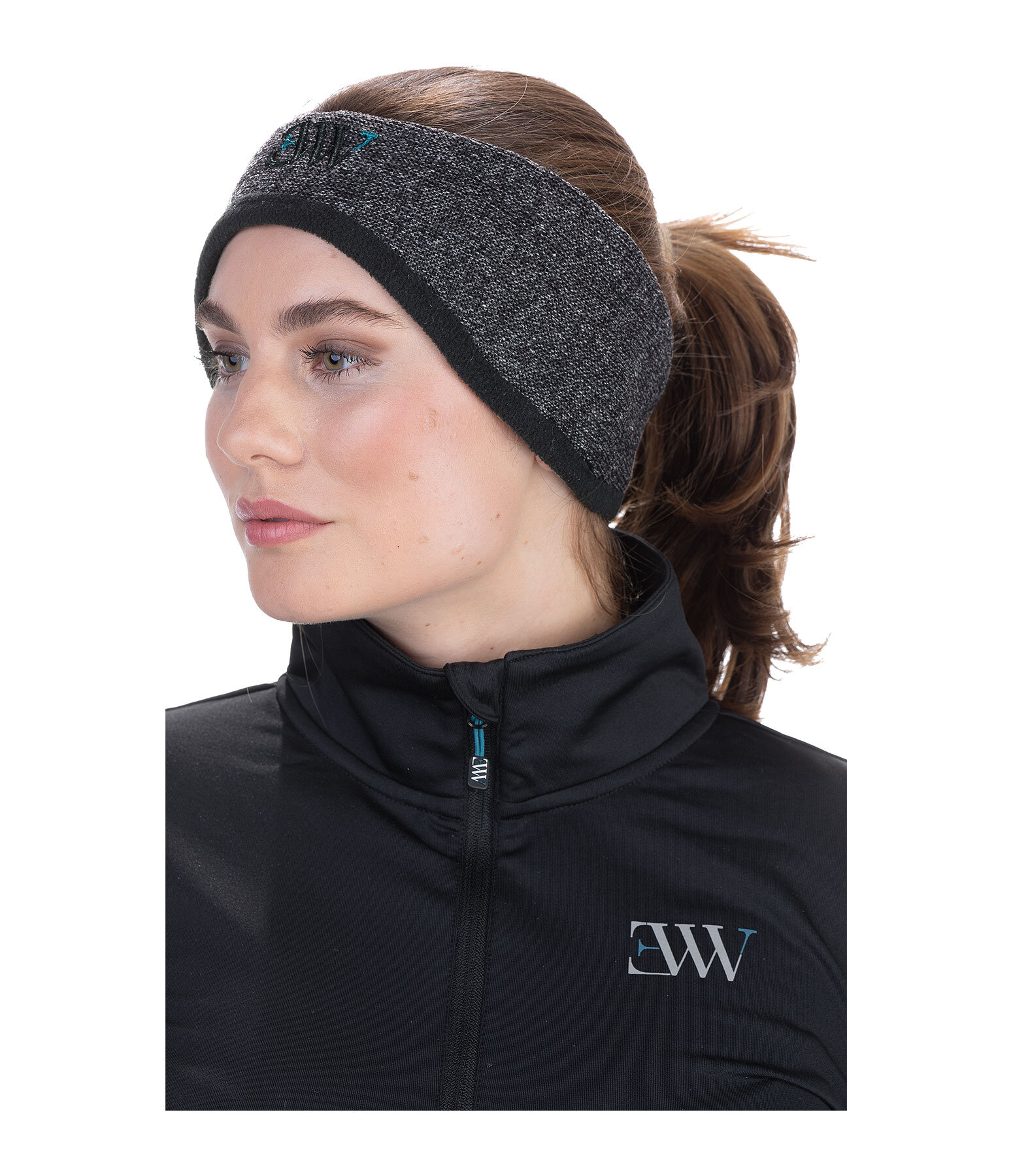 wolmix gebreide fleece hoofdband