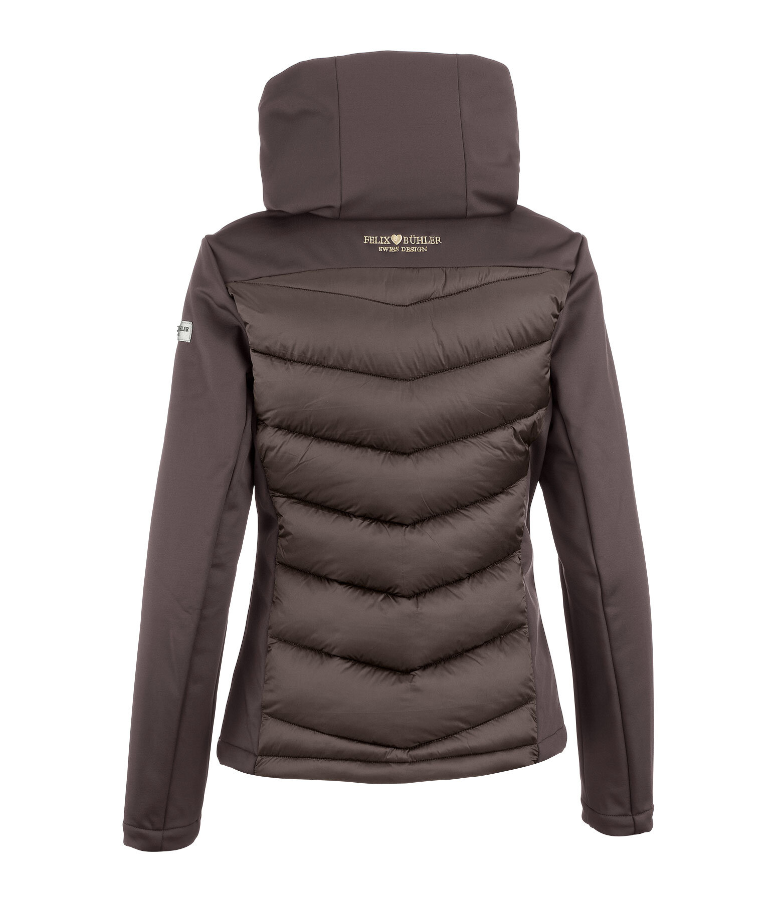 softshell combi rij-jas Claire met capuchon