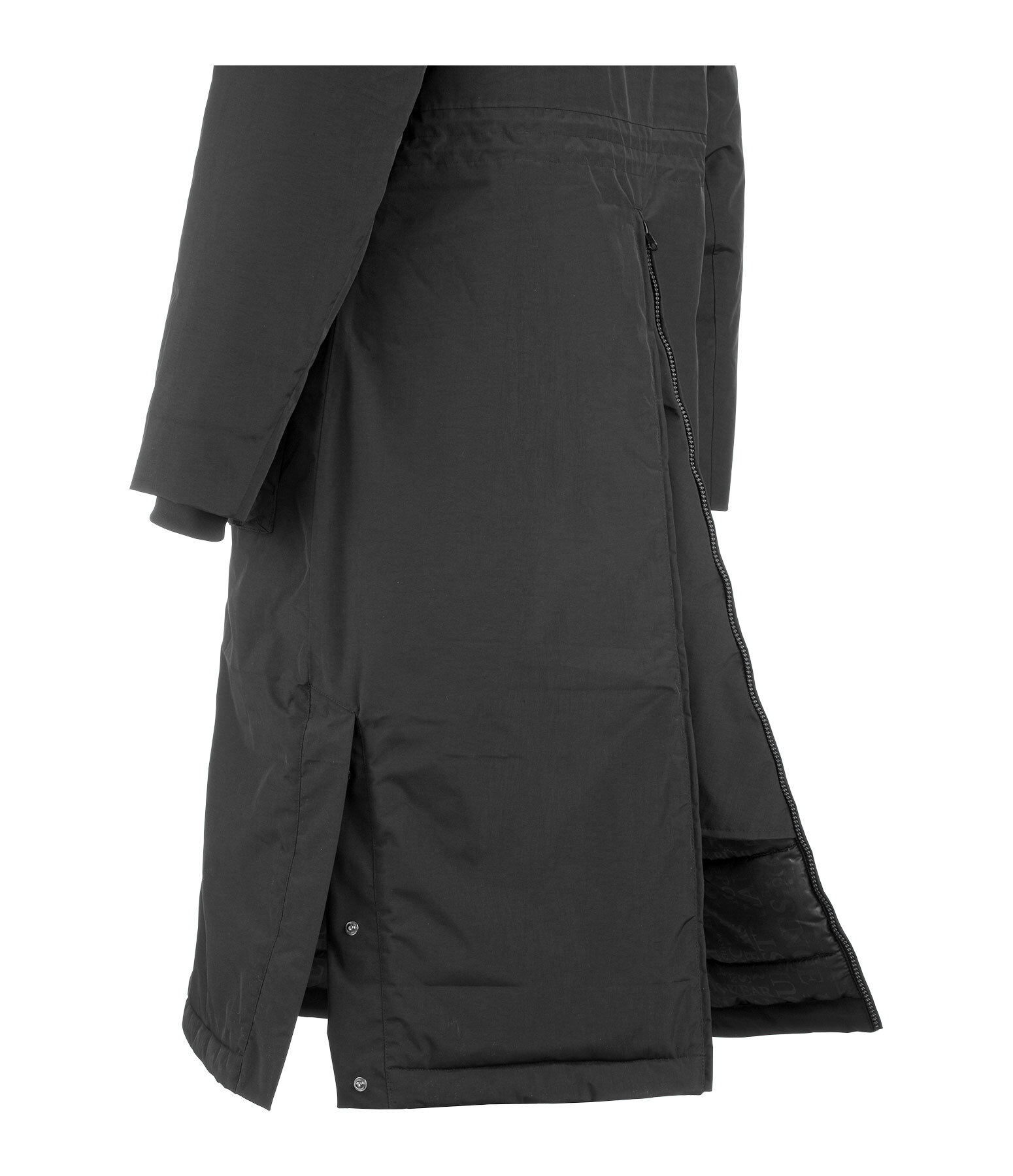 functionele lange parka Claudi met capuchon