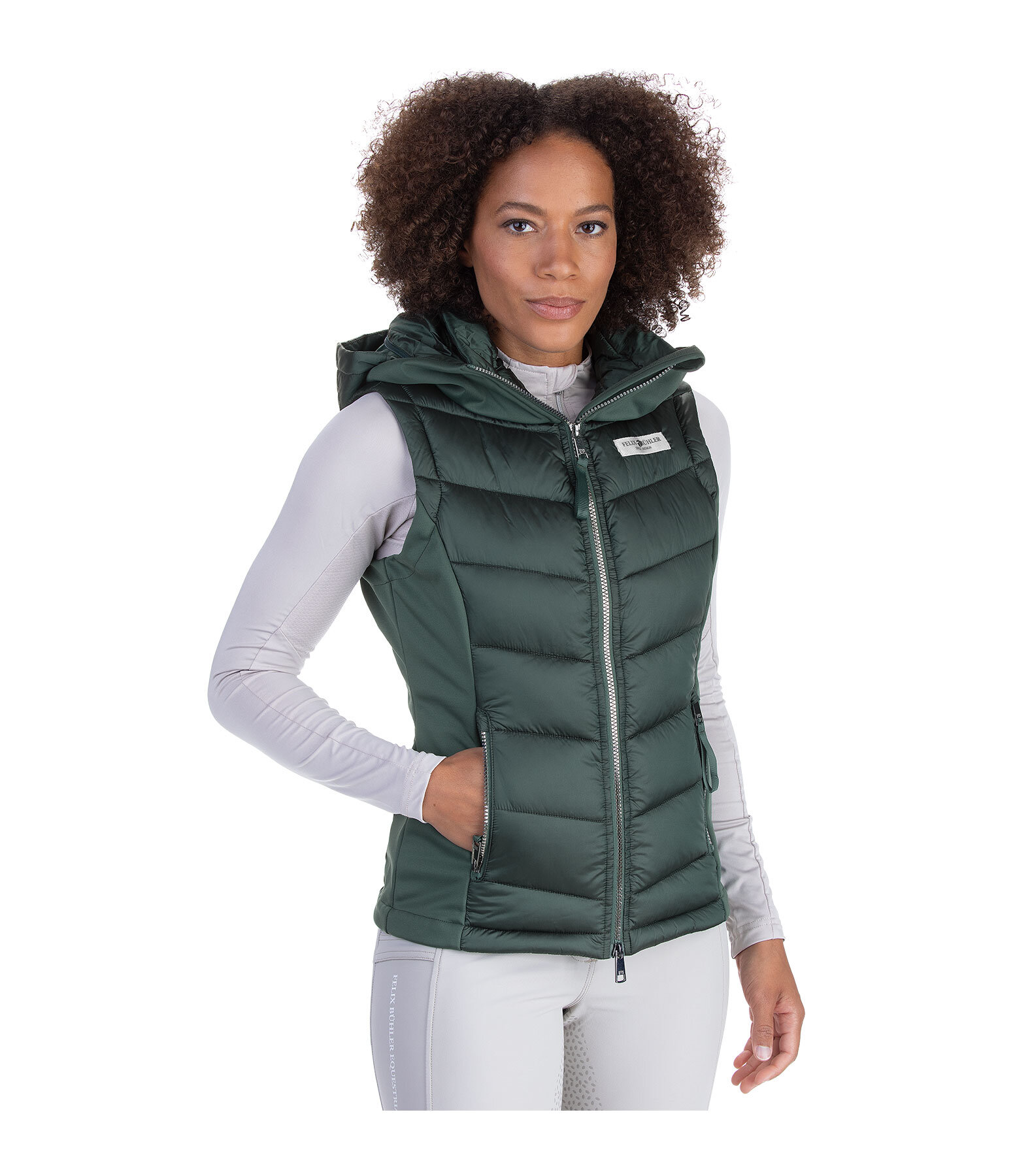 softshell bodywarmer Katlyn met capuchon