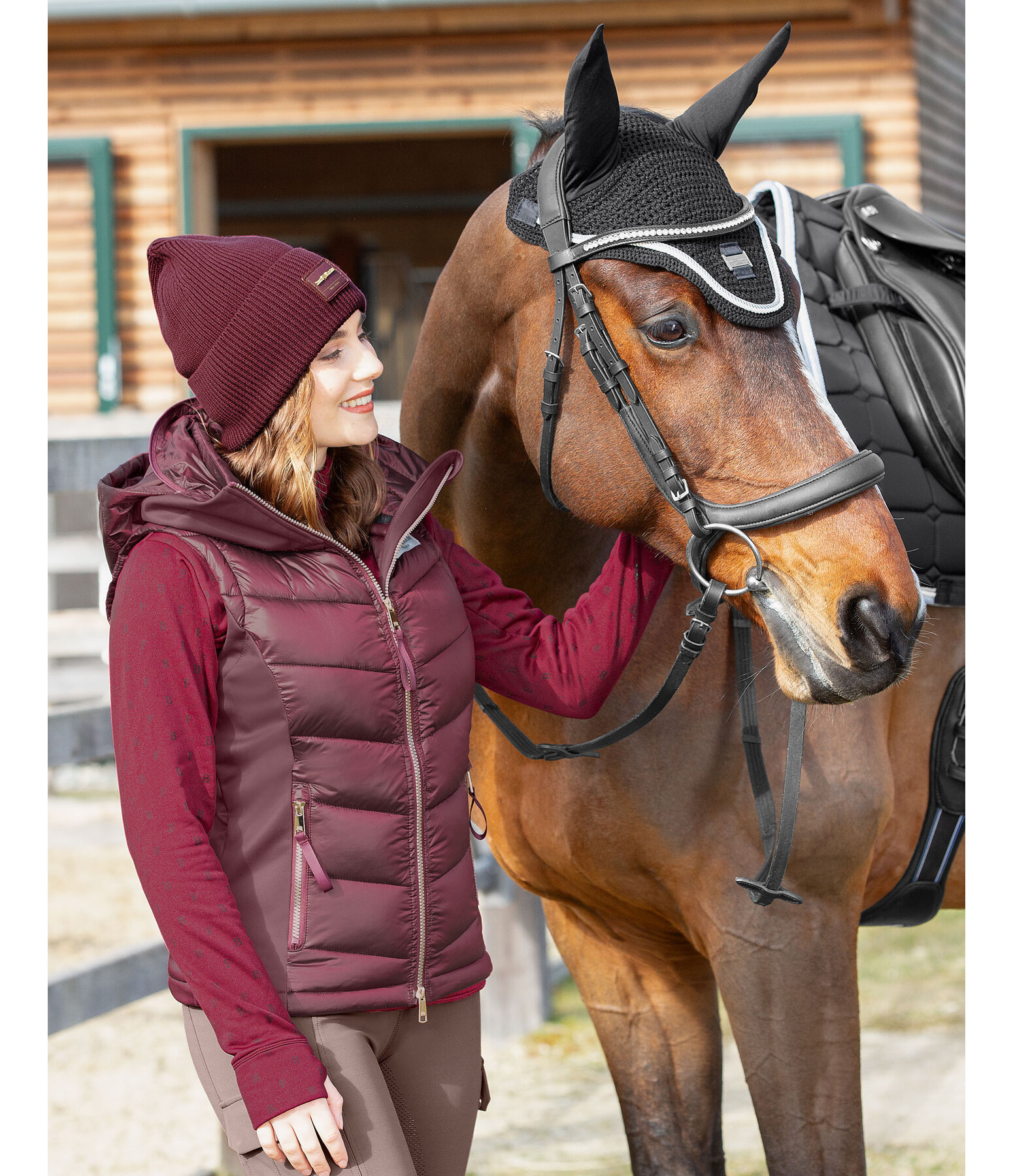 softshell bodywarmer Katlyn met capuchon