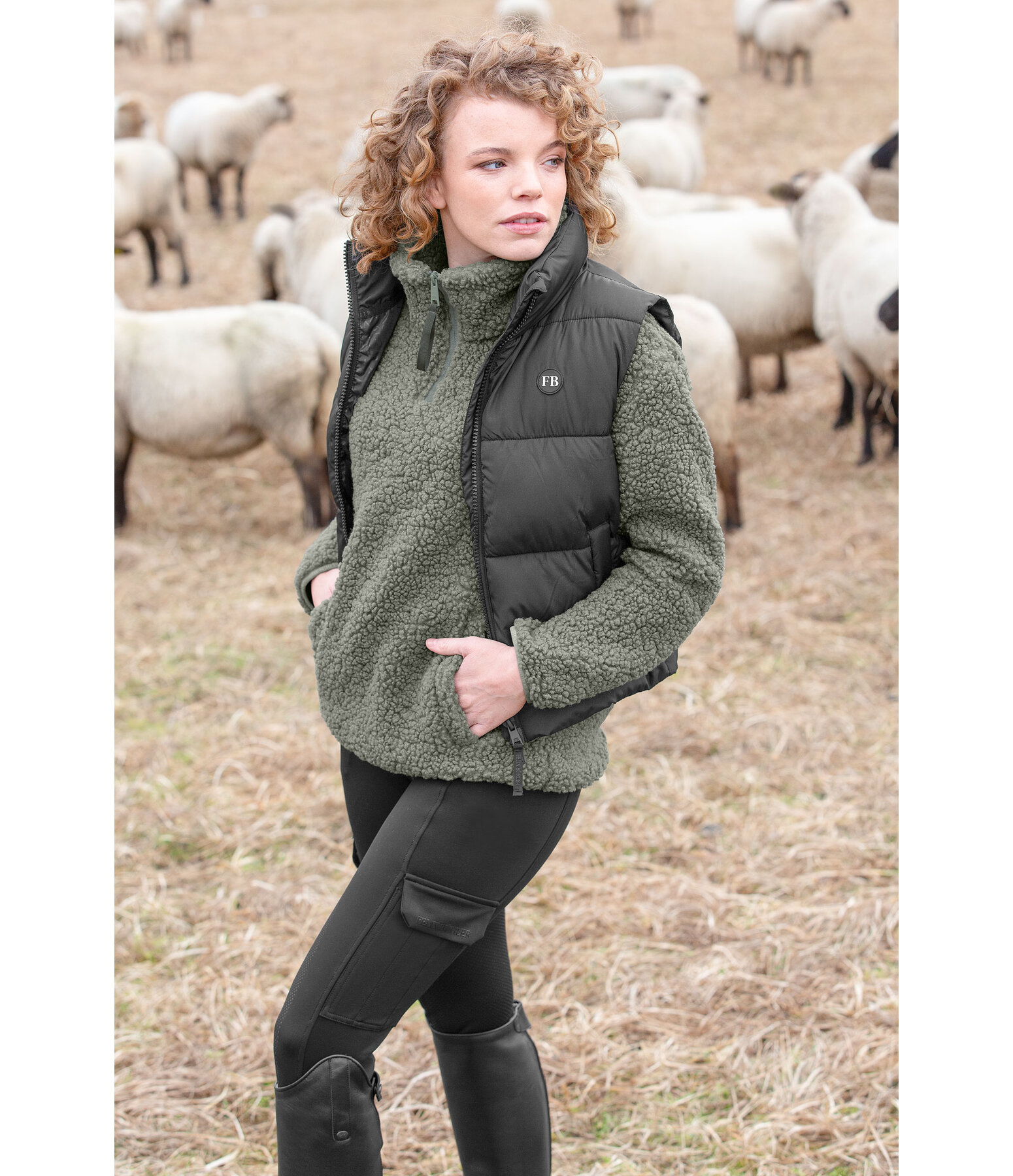 cropped bodywarmer Liana