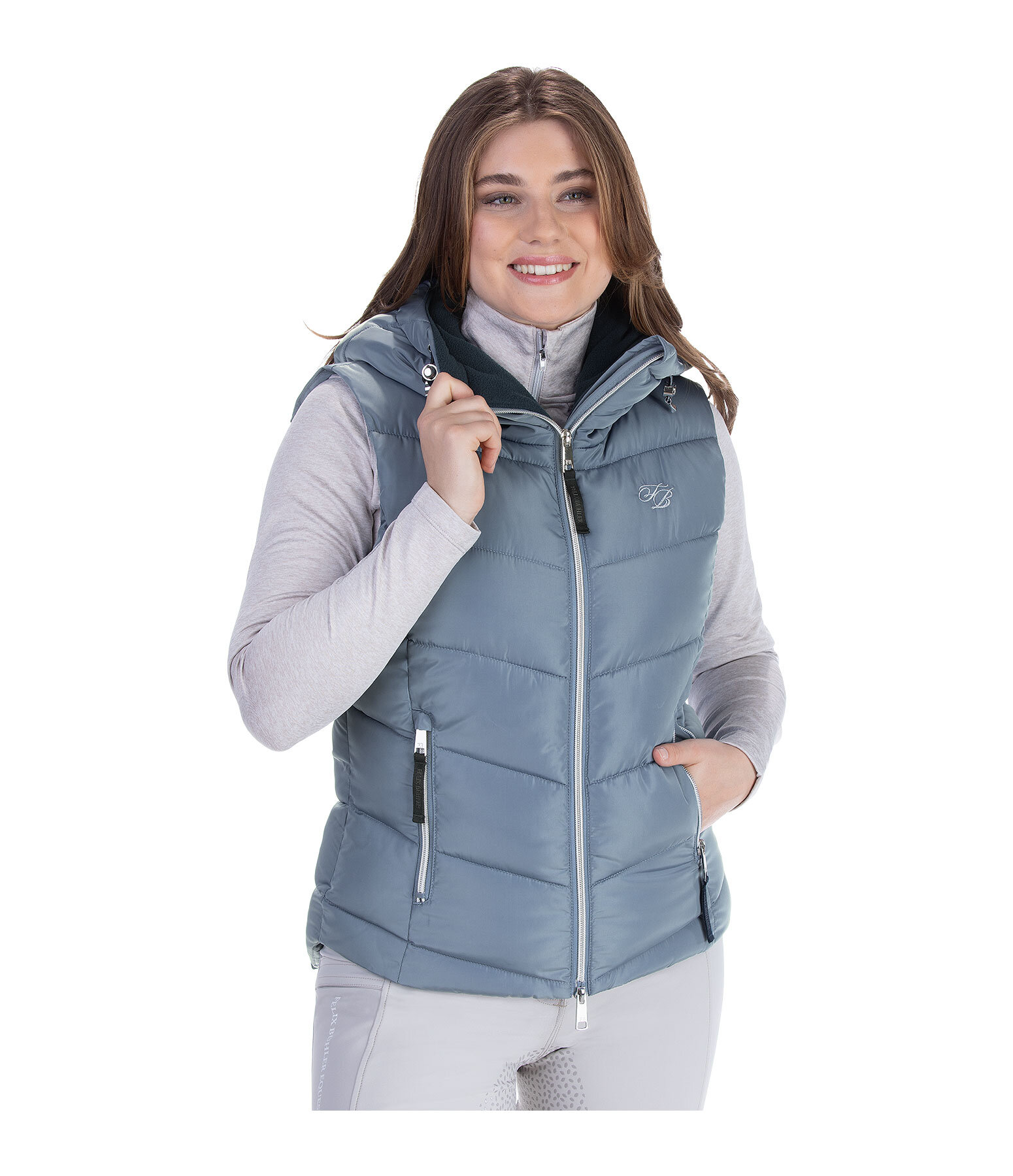 Lena bodywarmer met capuchon