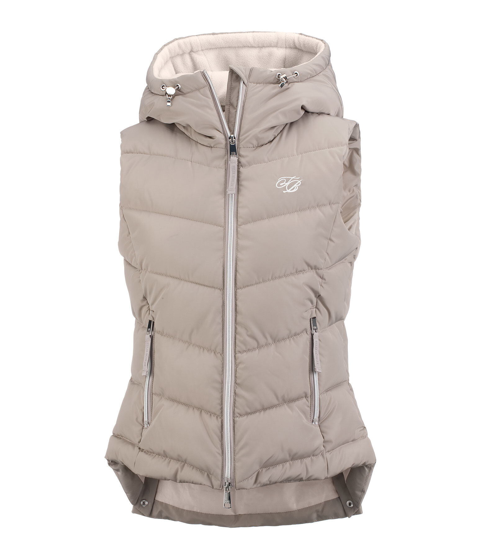 Lena bodywarmer met capuchon