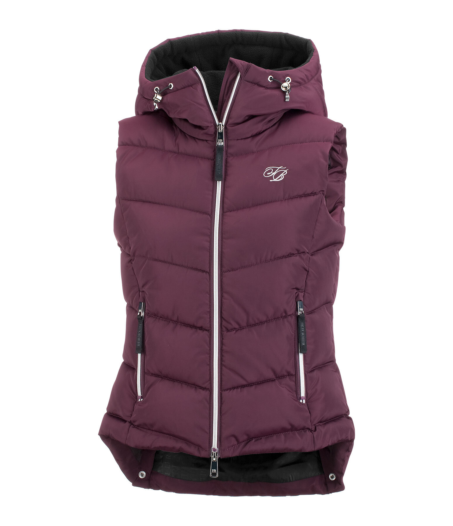 Lena bodywarmer met capuchon