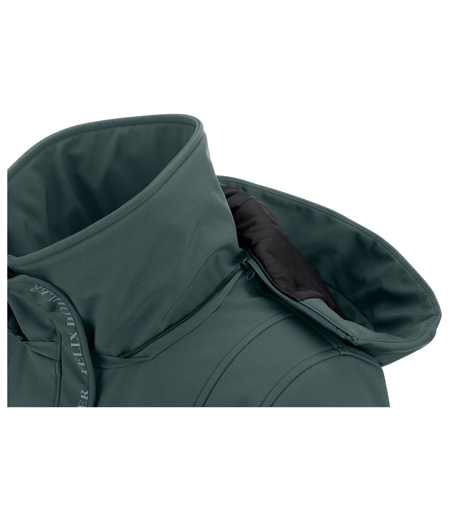 softshell rij-jas Aurelie met capuchon