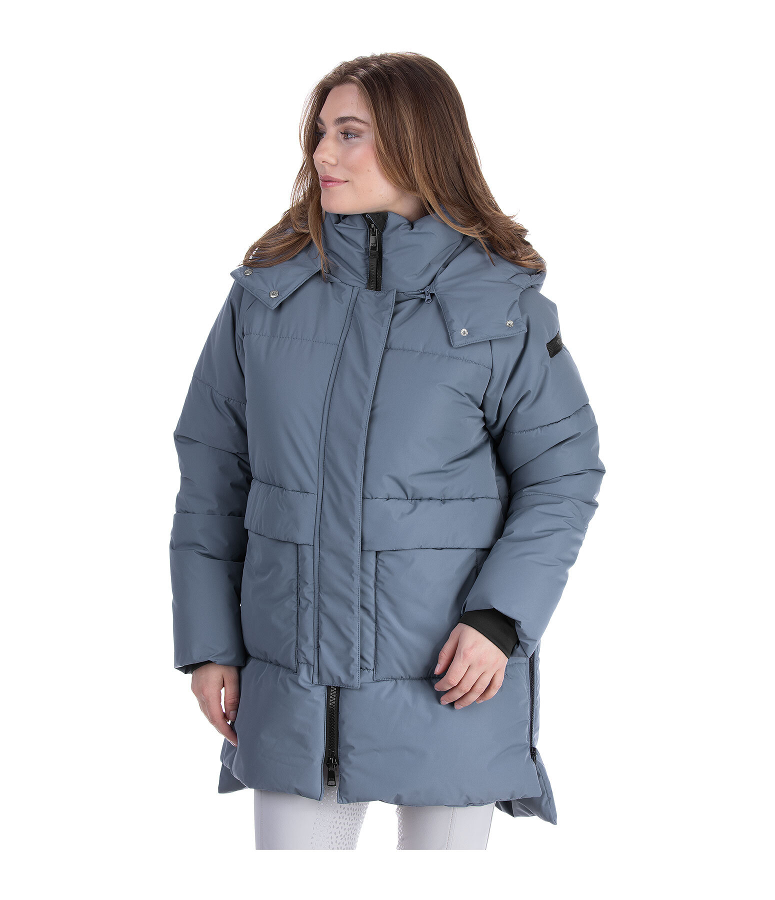 gewatteerde parka Miali met capuchon