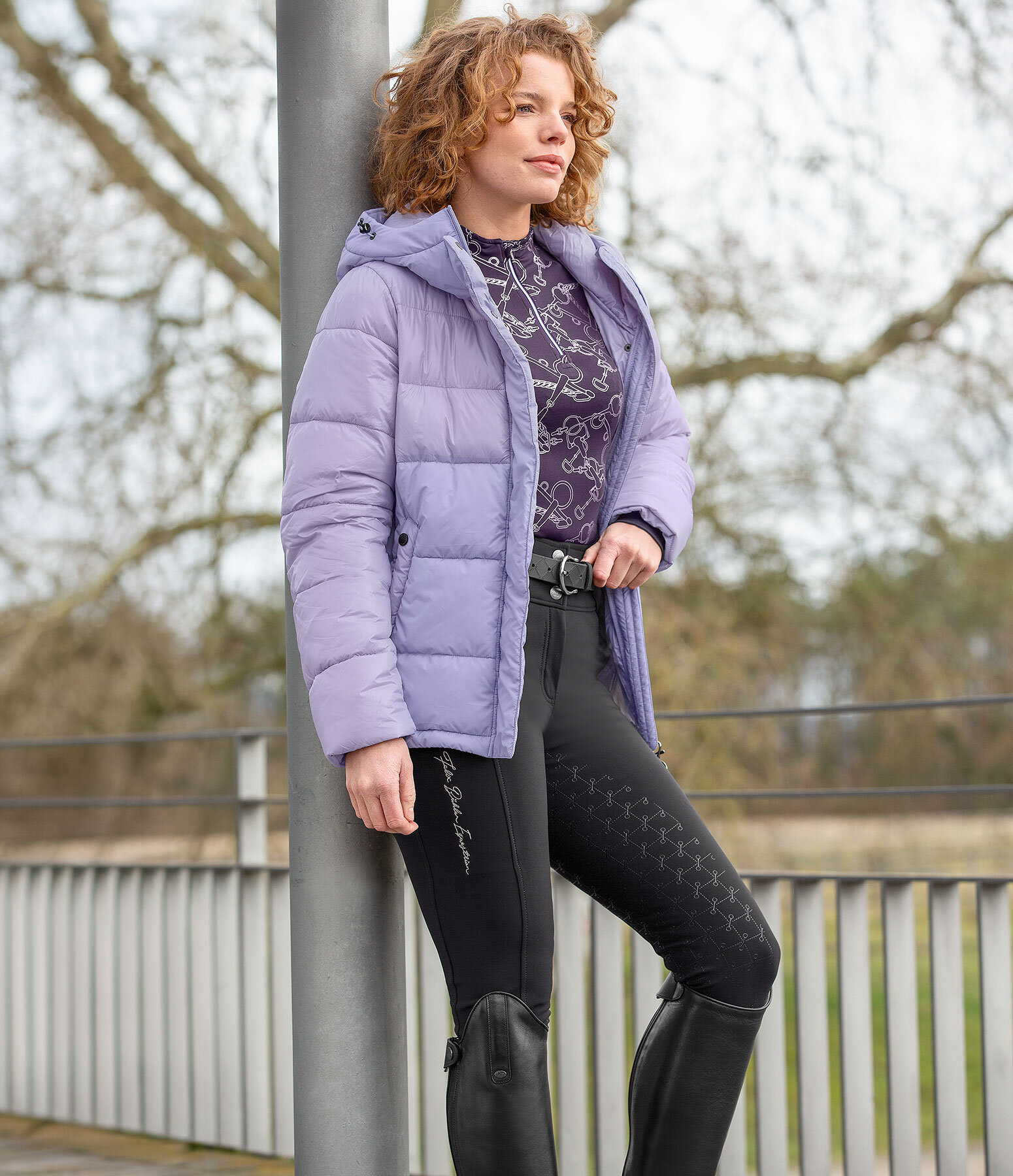 Dames-Outfit Janie in frozen-lavender