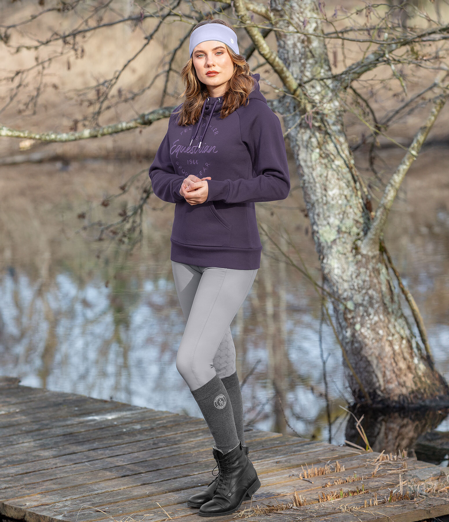 Dames-Outfit Lilli in dark-violet