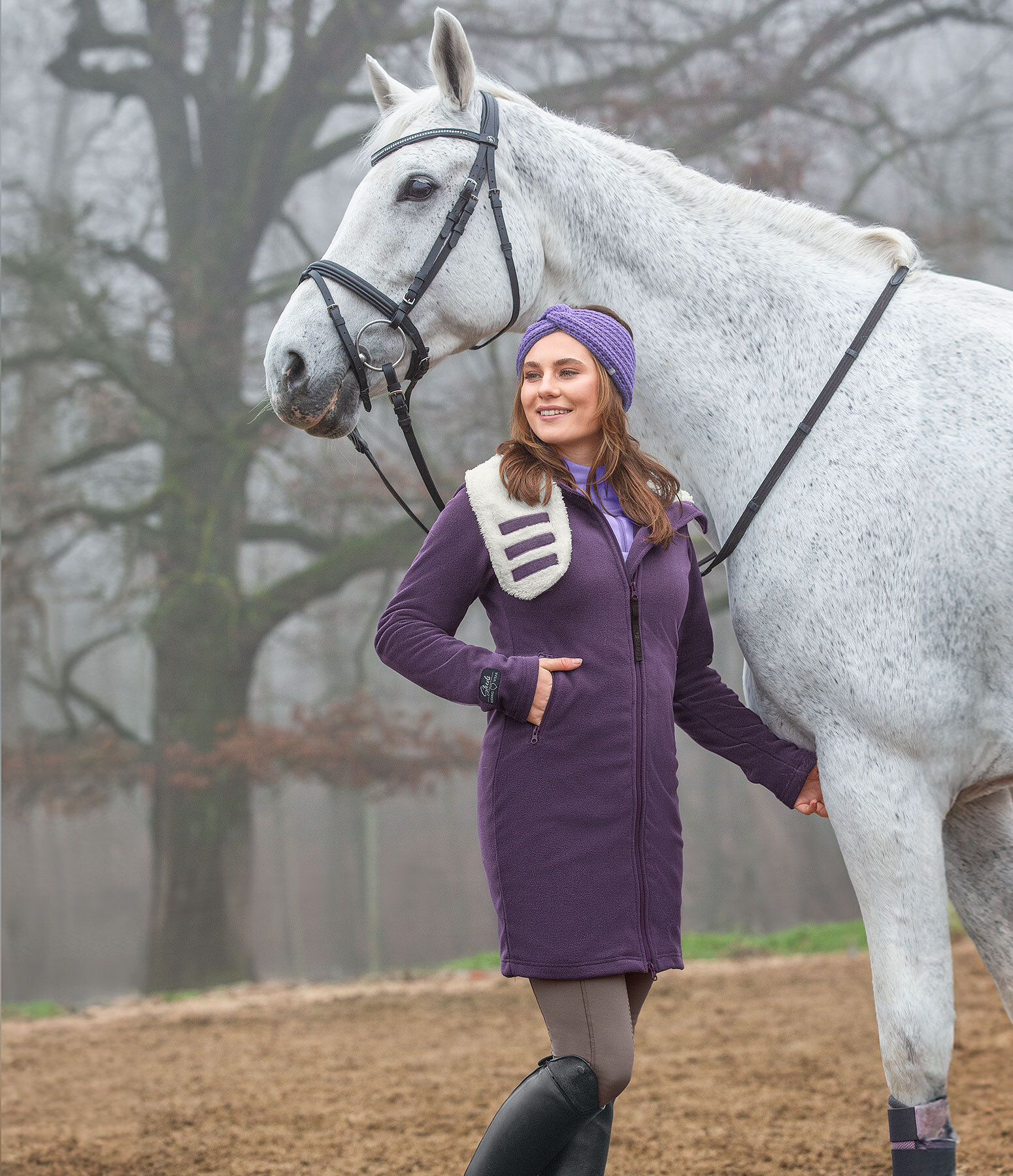 Dames-Outfit Camile in zwarte bes