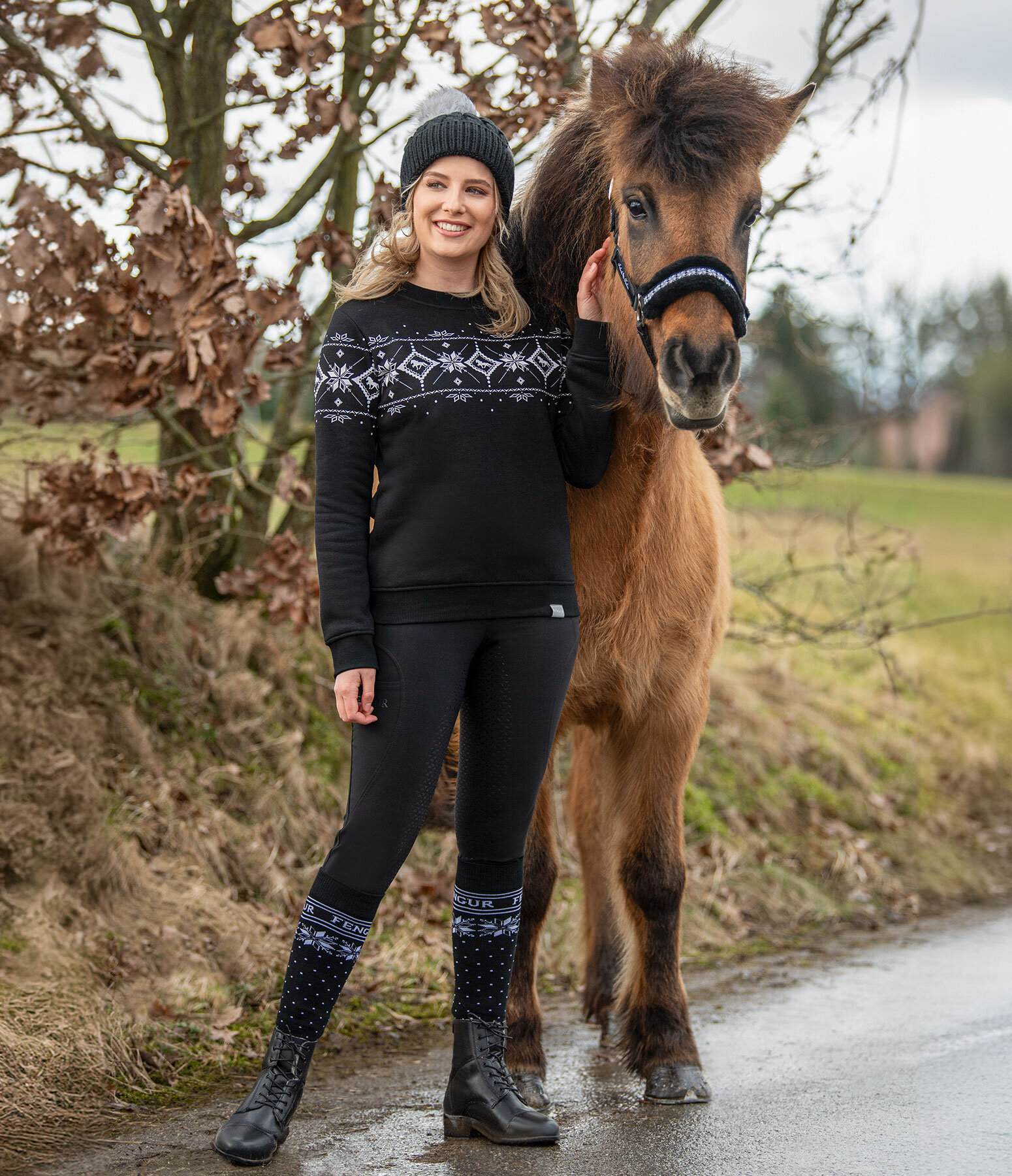 IJsland-Outfit Spirit in zwart