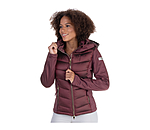 softshell combi rij-jas Claire met capuchon