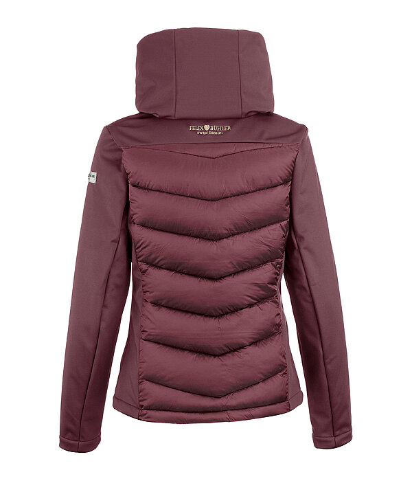 softshell combi rij-jas Claire met capuchon