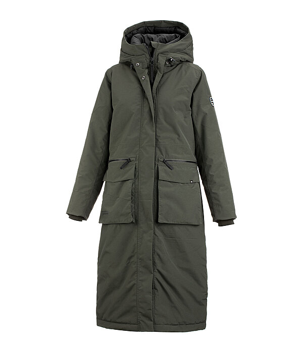 functionele lange parka Claudi met capuchon