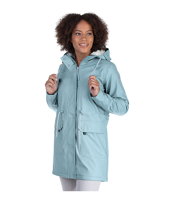 teddyfleece regenjas Stella II met capuchon