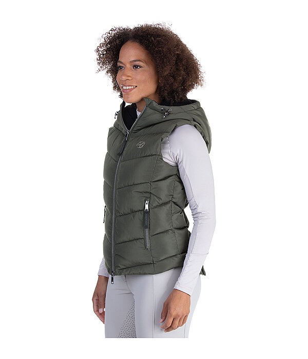 Lena bodywarmer met capuchon