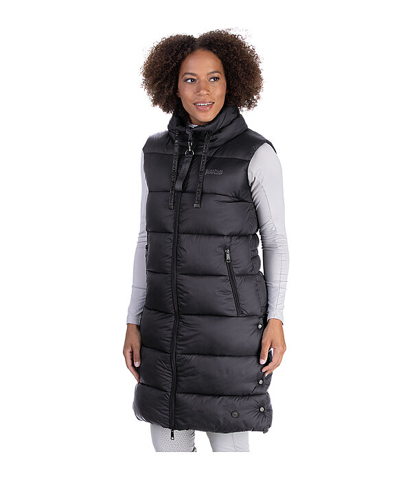 gewatteerde lange bodywarmer Amber