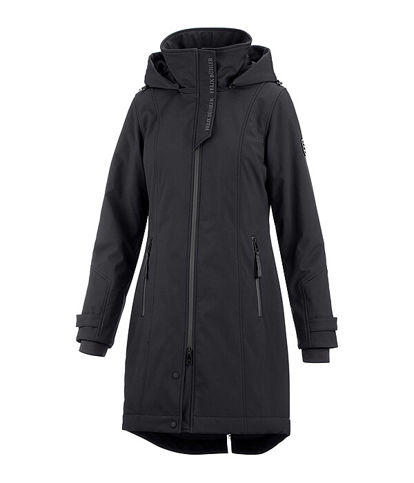 softshell rij-jas Aurelie met capuchon