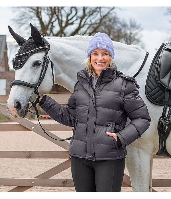 gewatteerde 2 in 1 jas Elis met capuchon